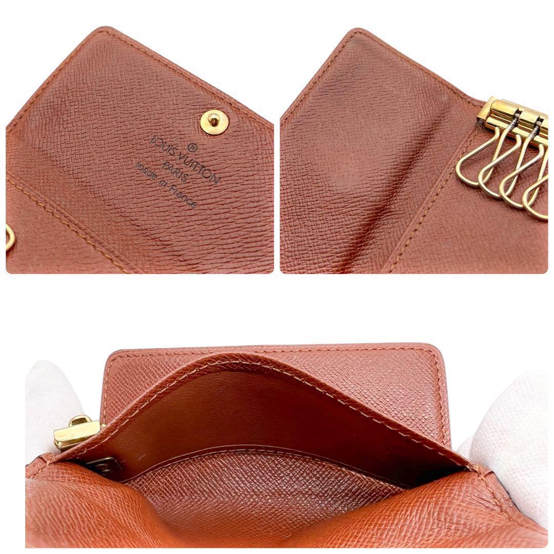 値下げ 221 美品 4連 キーケース モノグラム ルイヴィトン ミュルティクレ