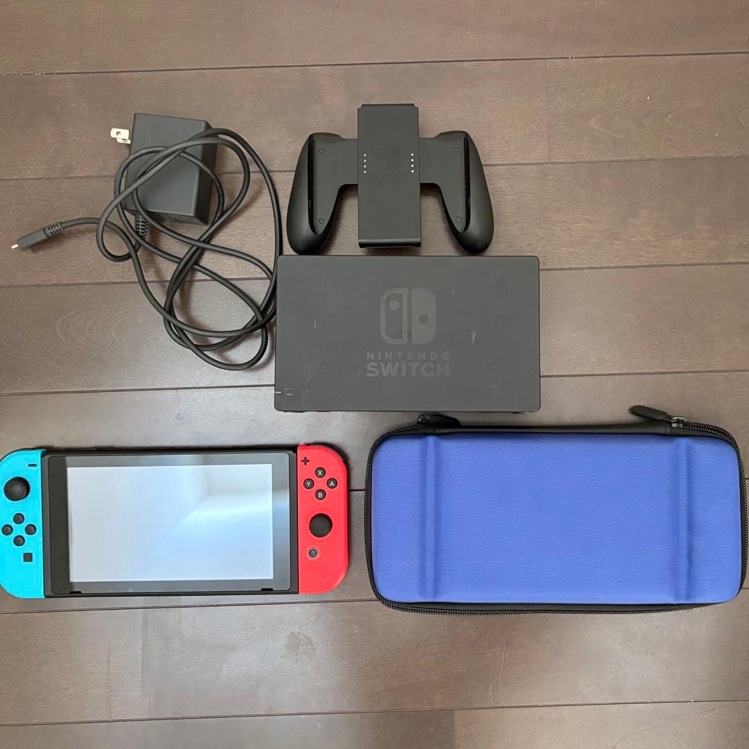 Nintendo Switch 本体 ネオンブルー/ネオンレッド（箱なし）