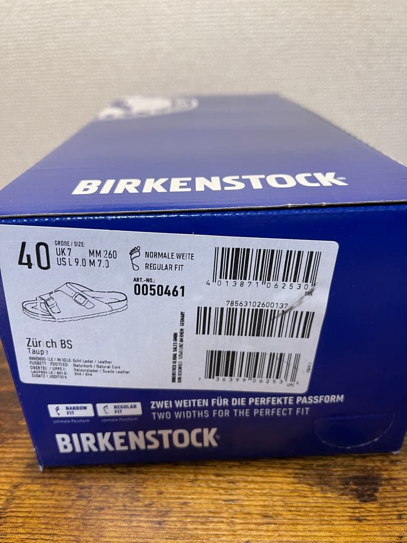 靴 BIRKENSTOCK ZURICH TAUPE