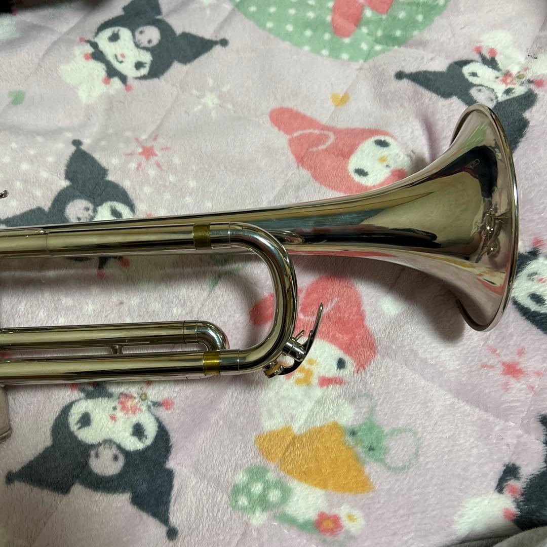 YAMAHA YTR-135 トランペット ハードケース、マウスピース付 銀