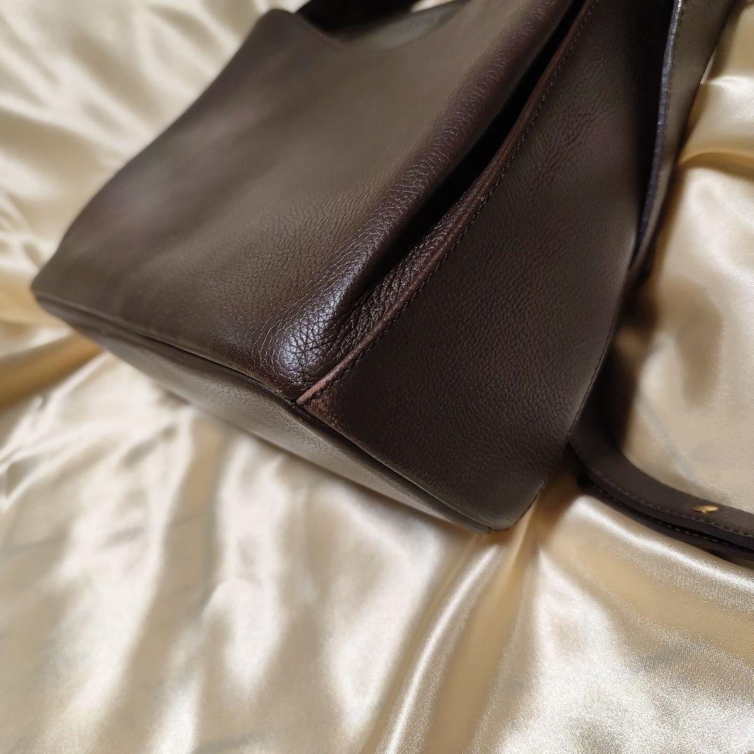 Loewe ダークブラウン ショルダーバッグ