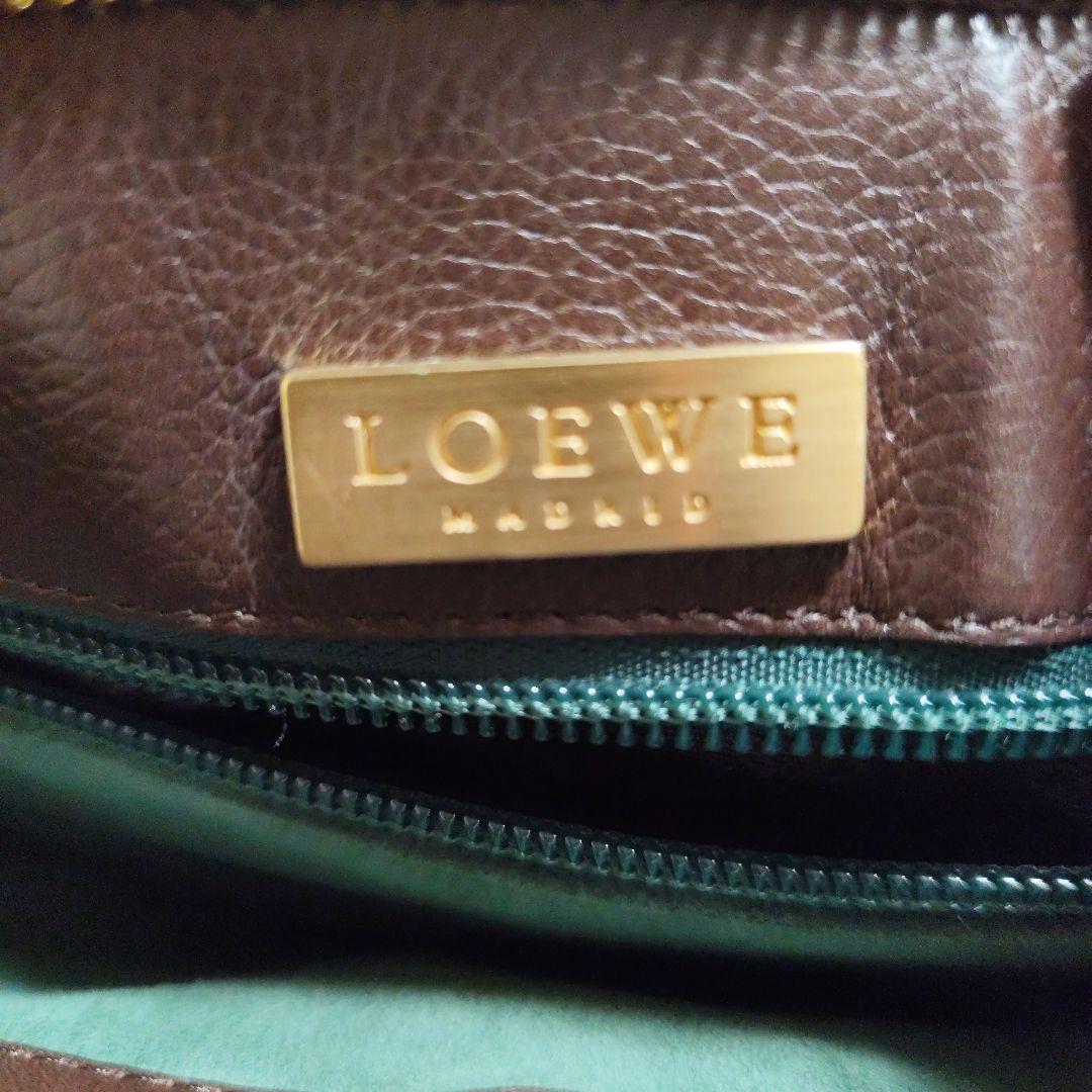 Loewe ダークブラウン ショルダーバッグ