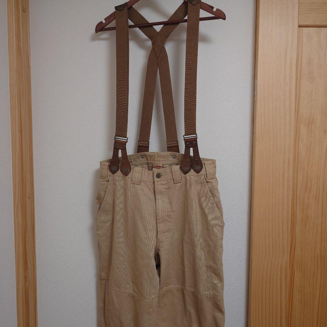 filson フィルソン　サスペンダーとコールマン　ダブルニー　パンツ