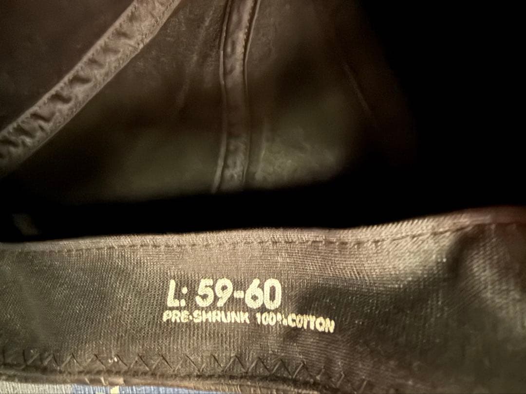 NEIGHBORHOOD NH3204 8パネル レザー キャスケット 黒 L