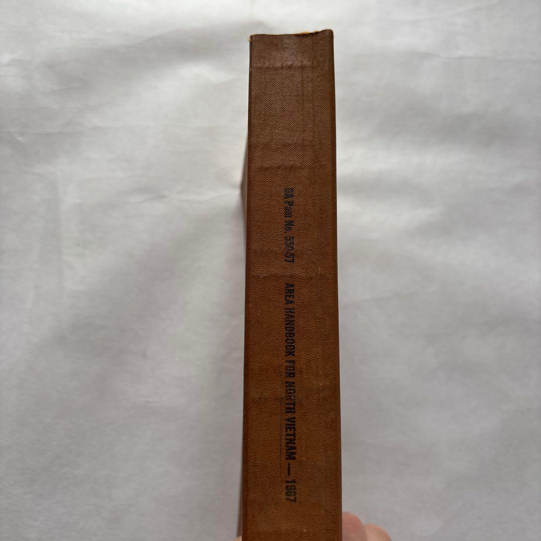【洋書・戦争】北ベトナム地域ハンドブック 1967年 米国製 経年劣化あり