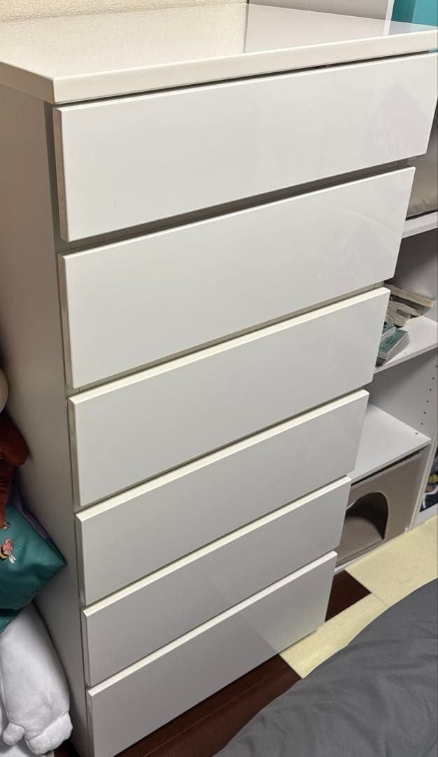 ニトリ　チェスト クエス60-6HC ホワイト　　12/20 最終値下げ