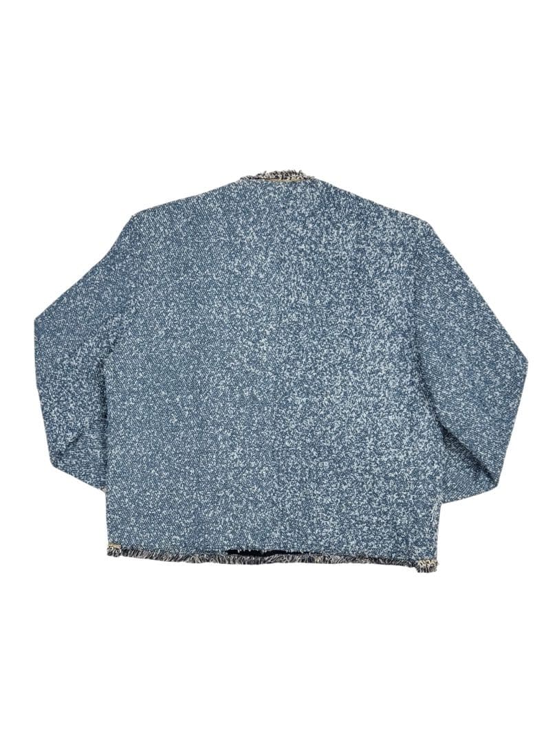 ALUDE ツイードジャケット ブルー　定価二万　韓国　アルードセレクトデニム