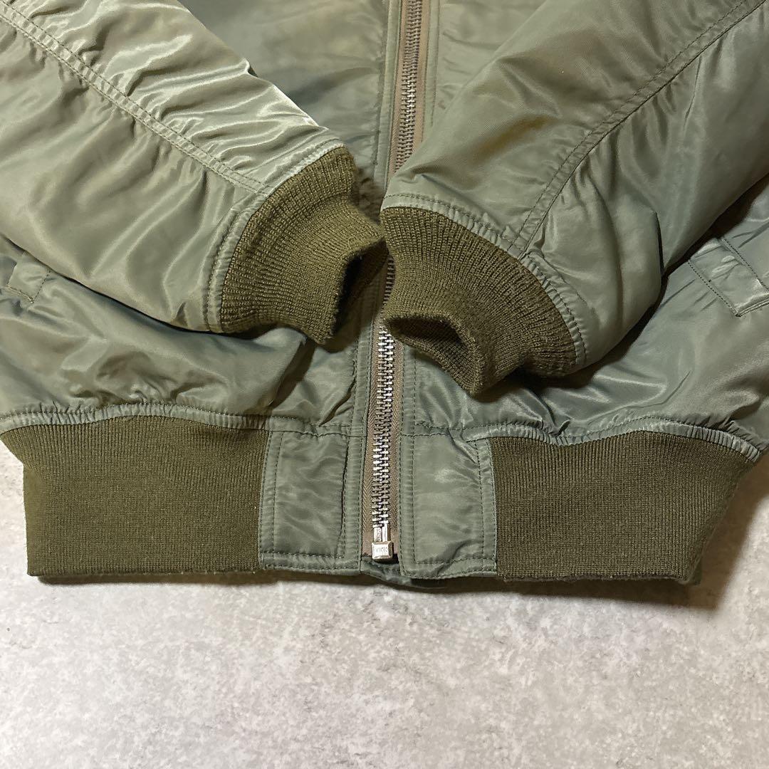 Schott Ron Herman MA-1 フライトジャケット M 刺繍ロゴ