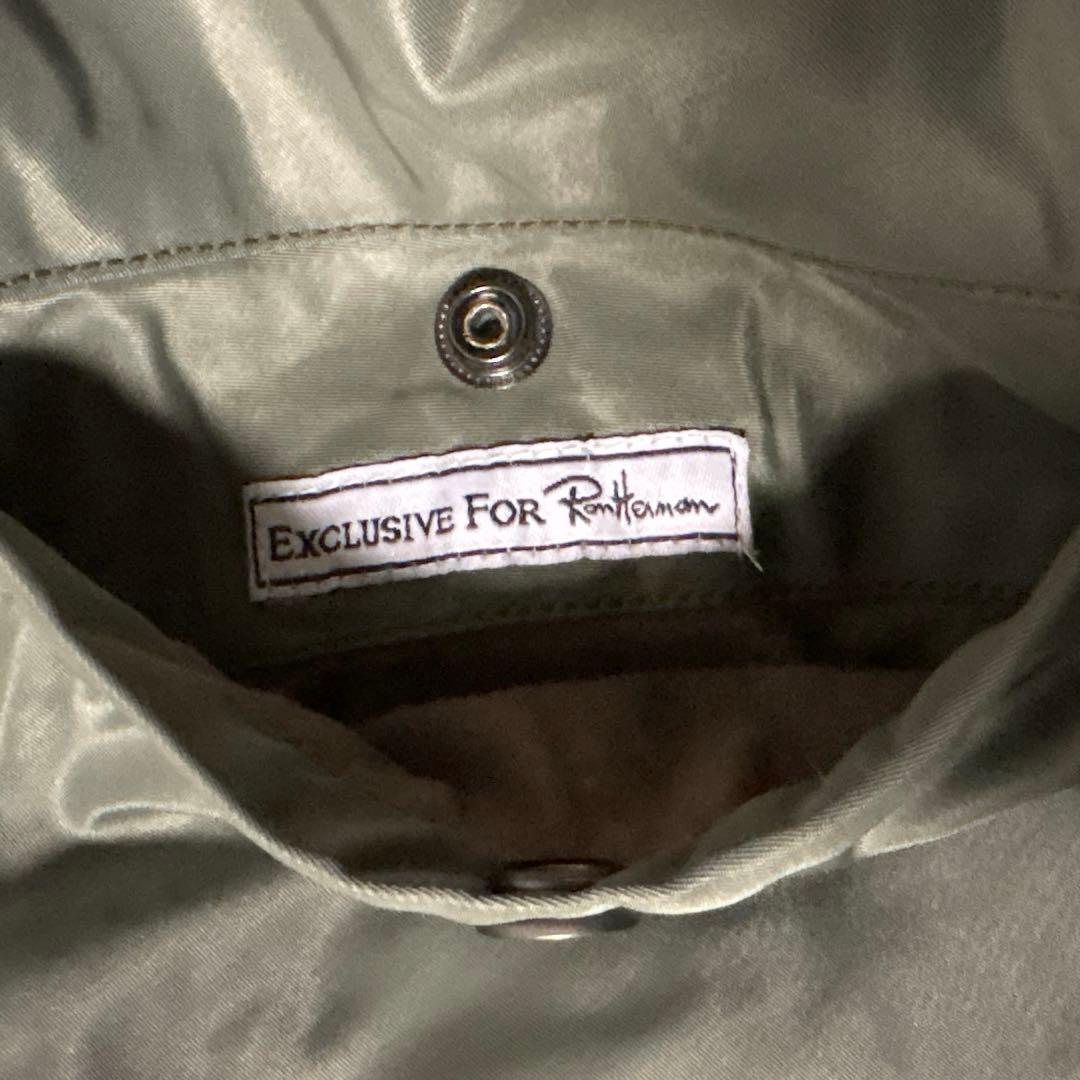 Schott Ron Herman MA-1 フライトジャケット M 刺繍ロゴ