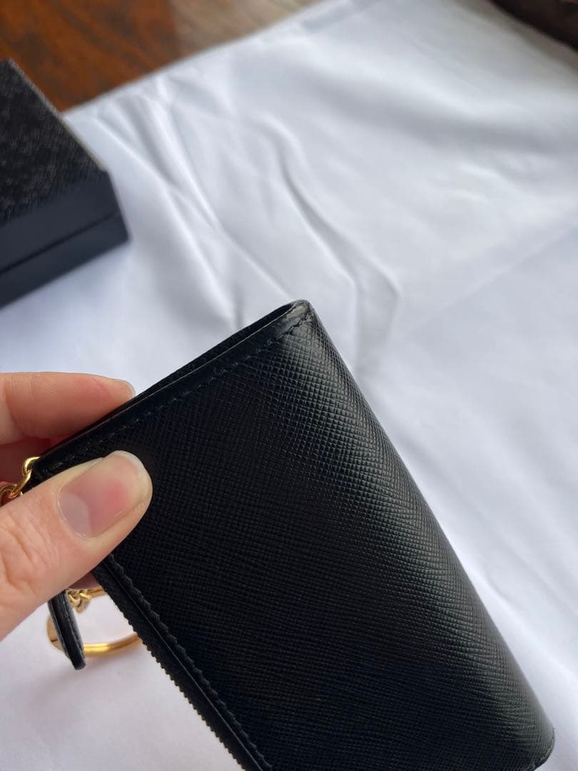 PRADA プラダ ケース キーケース フラグメントケース ブラック