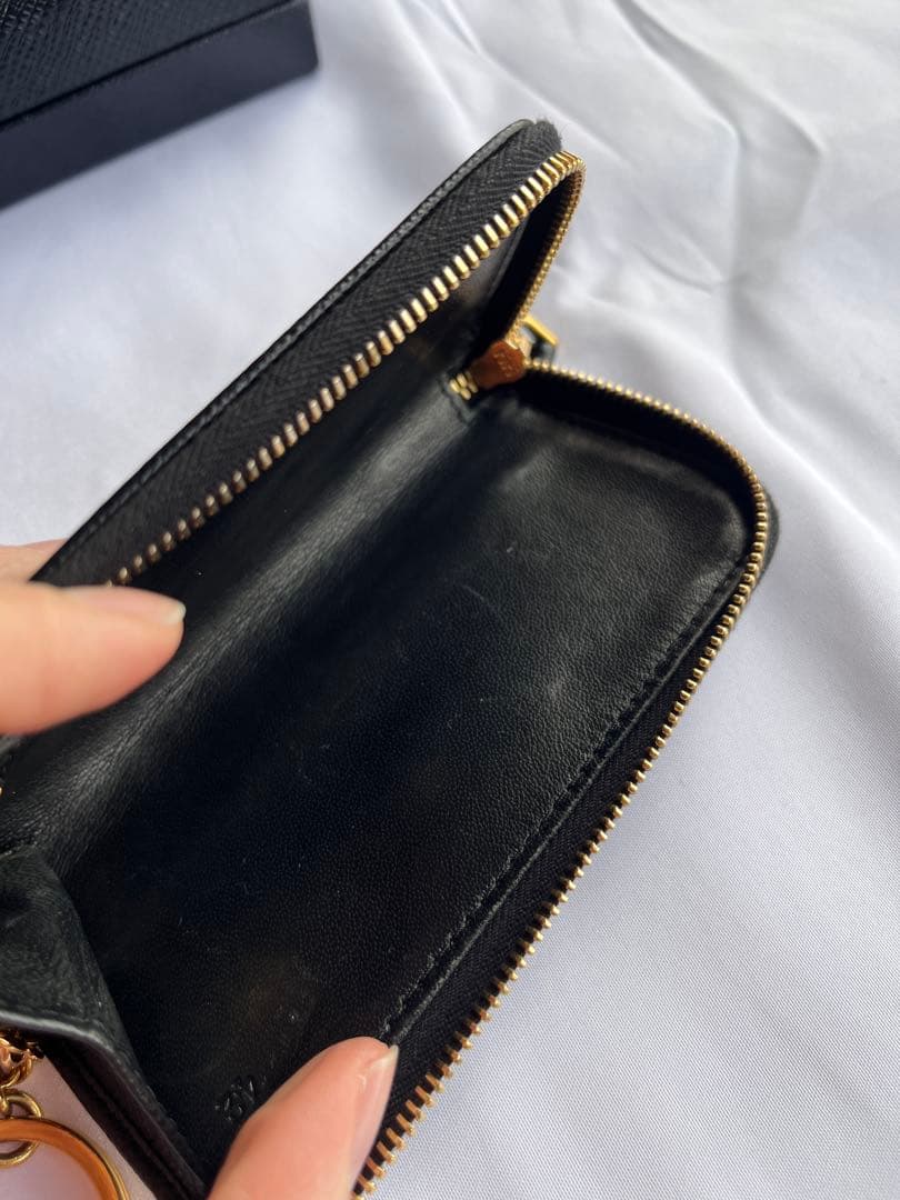 PRADA プラダ ケース キーケース フラグメントケース ブラック