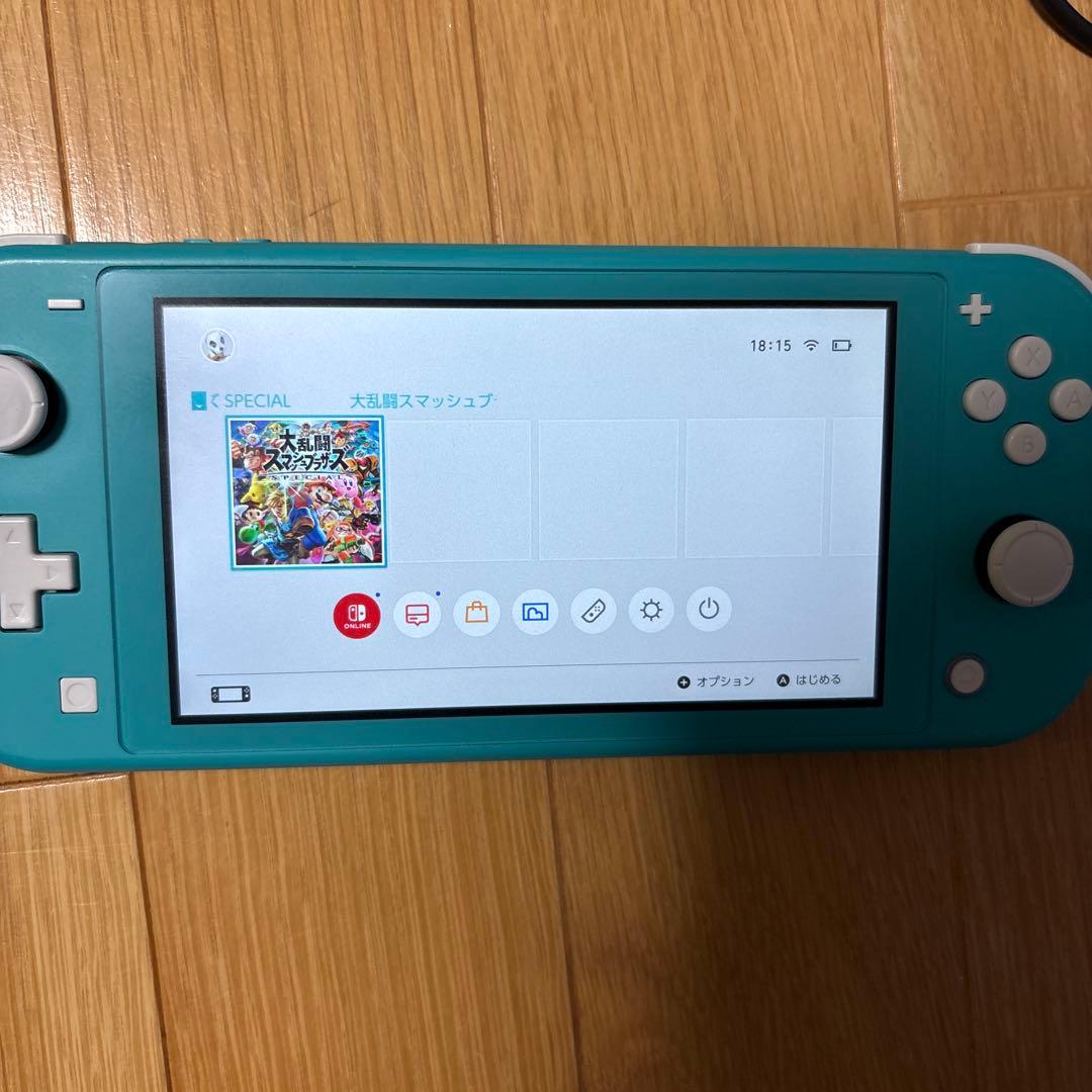 Nintendo Switch Lite + 充電器+大乱闘スマッシュブラザーズ