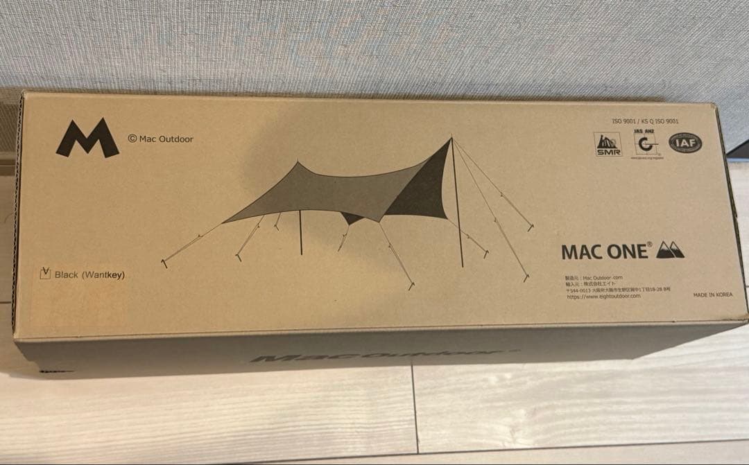 Mac one WANTKEY CAMP タープ