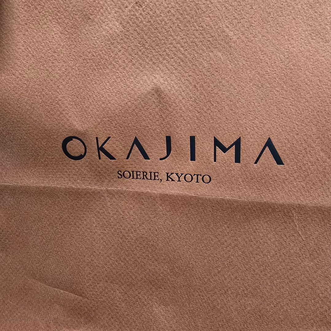 京都 岡島 シルク100% ハンドバッグ ソフリナ 新品未使用！