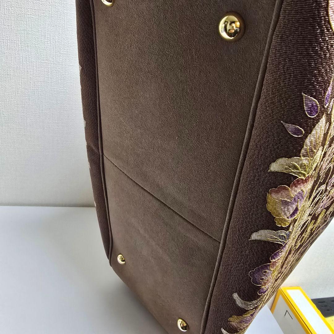 京都 岡島 シルク100% ハンドバッグ ソフリナ 新品未使用！