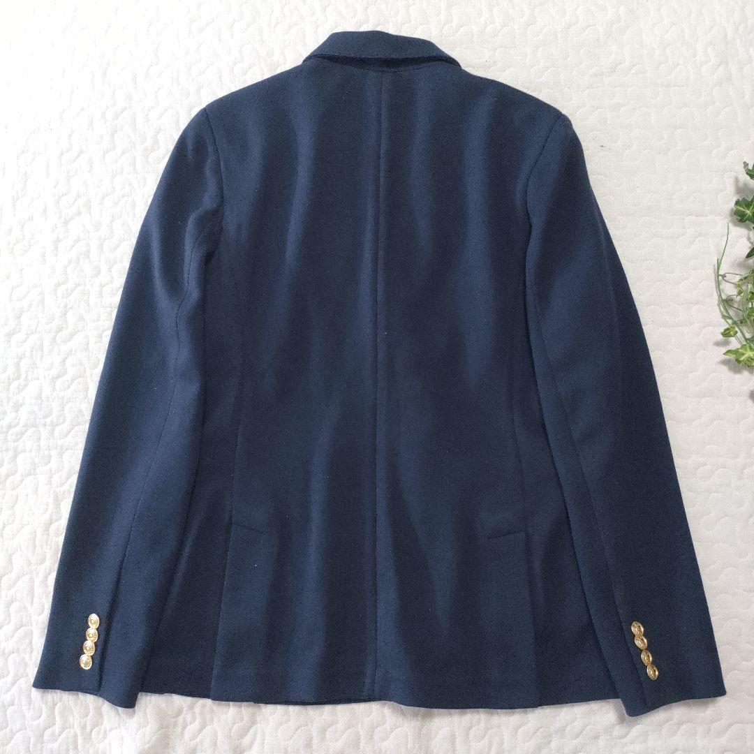 未使用品✨ポロバイラルフローレン　ニットブレザー　金ボタン　4