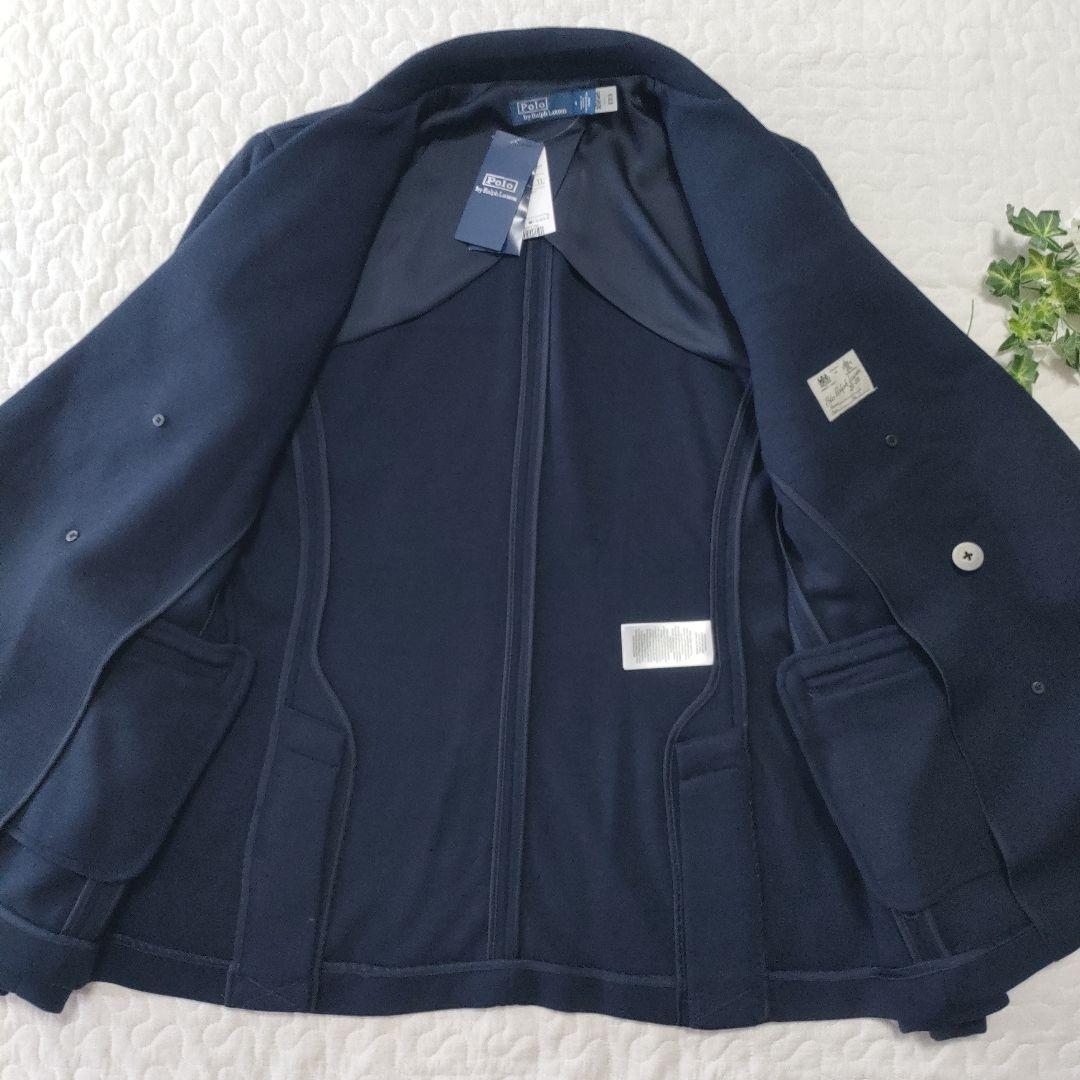 未使用品✨ポロバイラルフローレン　ニットブレザー　金ボタン　4