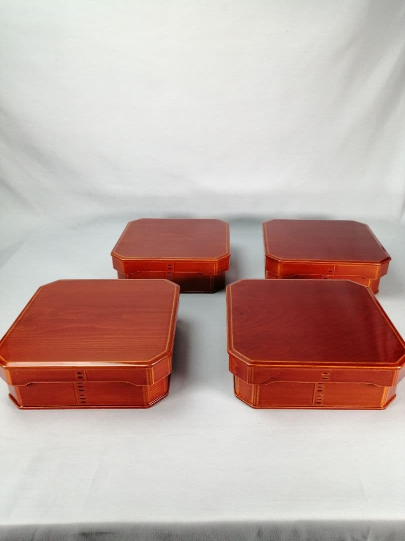 【茶事道具】春慶塗大徳寺重　重箱、弁当箱、主菓子　懐石道具