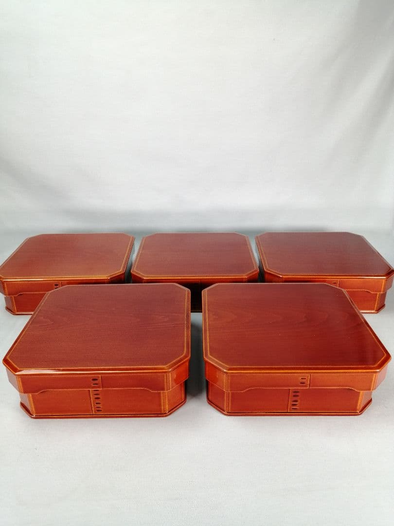 【茶事道具】春慶塗大徳寺重　重箱、弁当箱、主菓子　懐石道具