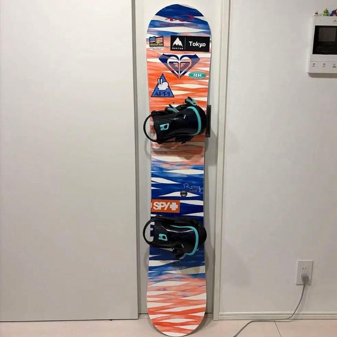 【美品】ROXY✖️headスノーボード　スノボ　板142 ビンディング付き