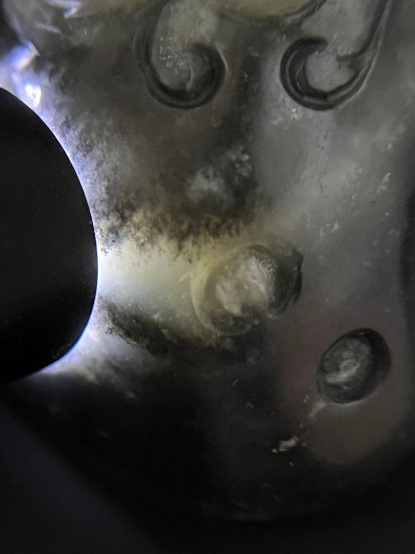 高品質！和田玉★青花籽料の置物、ストラップにも！証明書付き