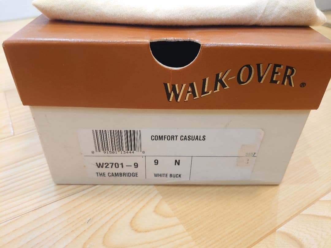 美品 ウォークオーバー（WALK OVER） ホワイトバックス US9