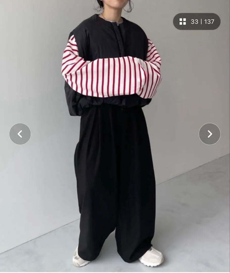 wee9s/エッグベスト【黒】/egg down vest/2025AWデザイン