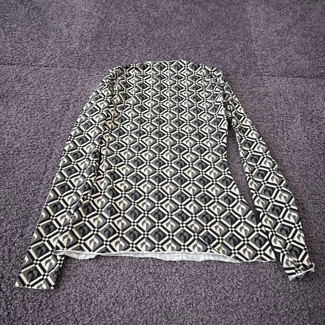 マリーンセル　オールオーバー ムーン ジャージートップ　サイズXS