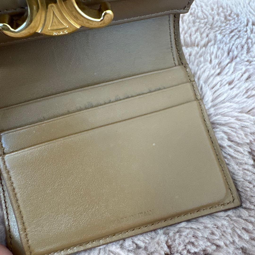 CELINE スモール フラップウォレット トリオンフ