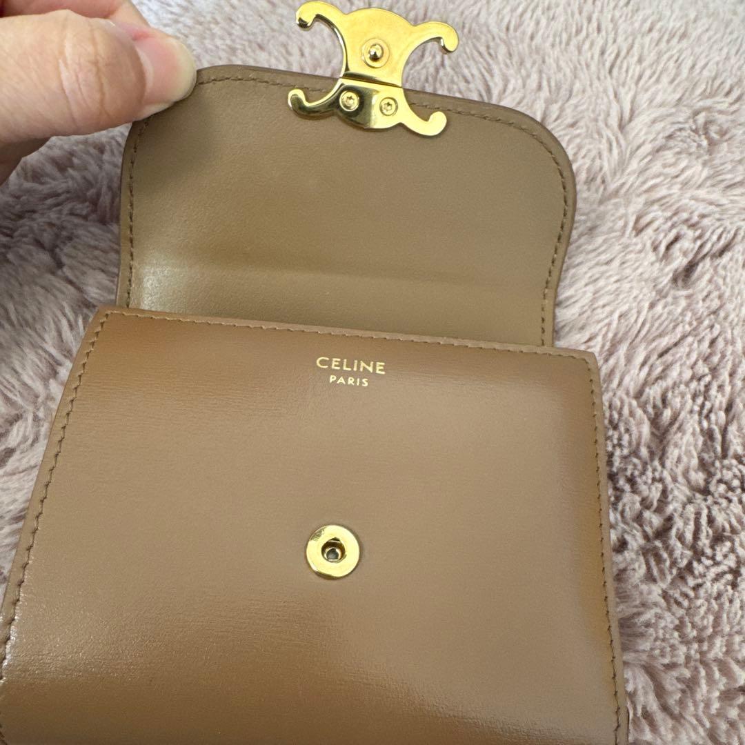 CELINE スモール フラップウォレット トリオンフ