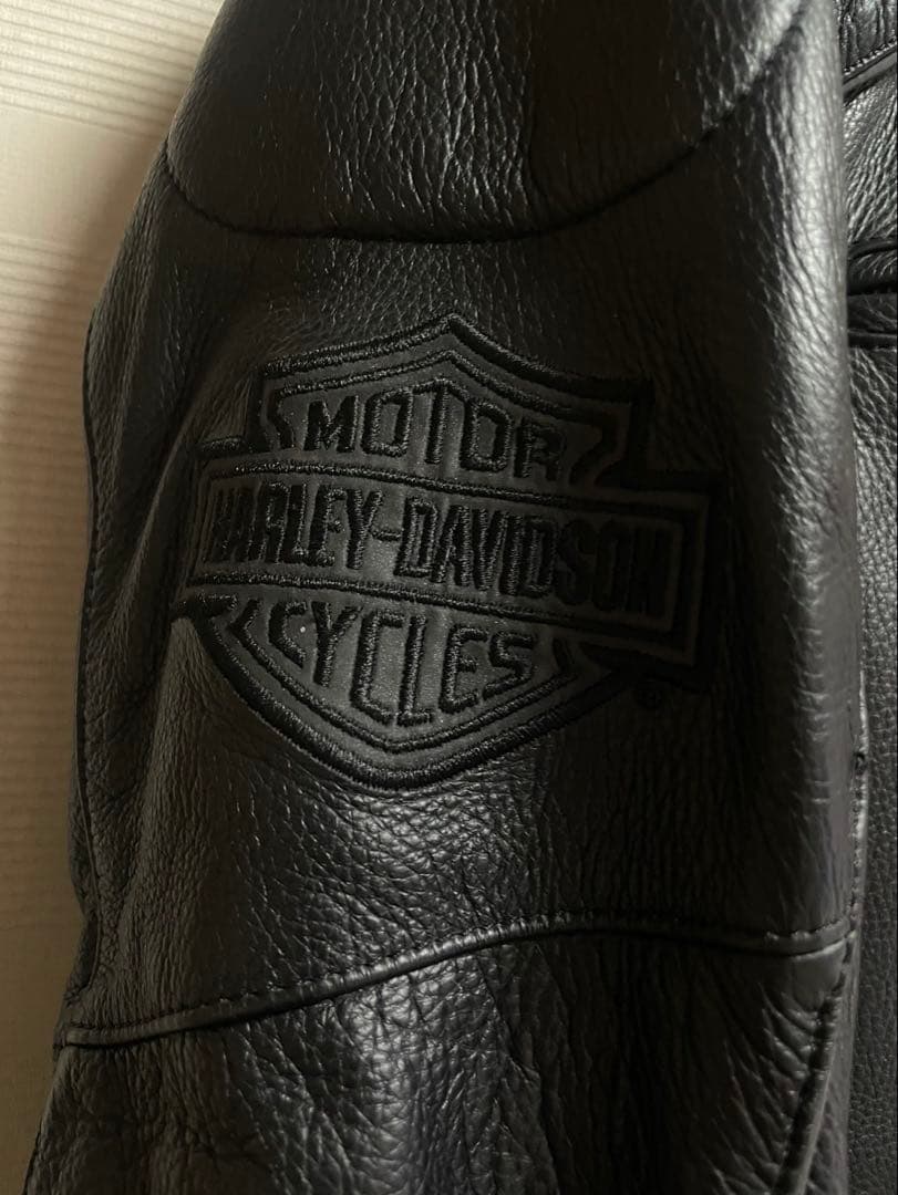 Harley-Davidson ブラックレザー ジャケット M