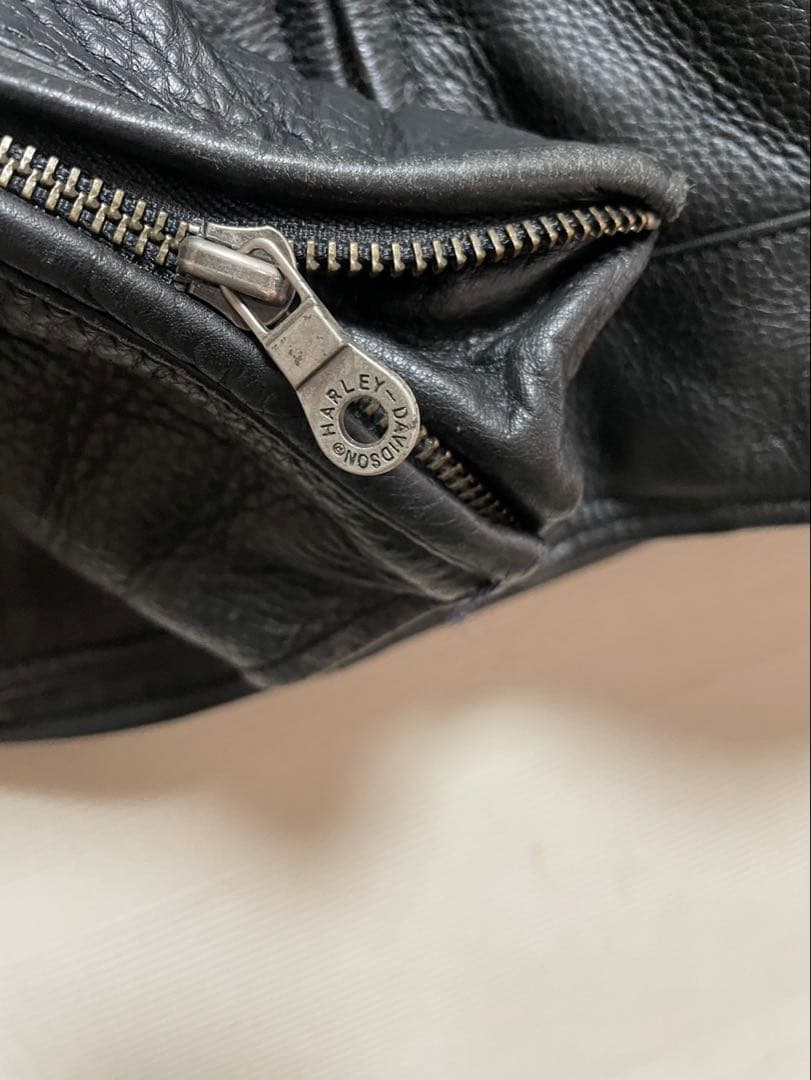 Harley-Davidson ブラックレザー ジャケット M