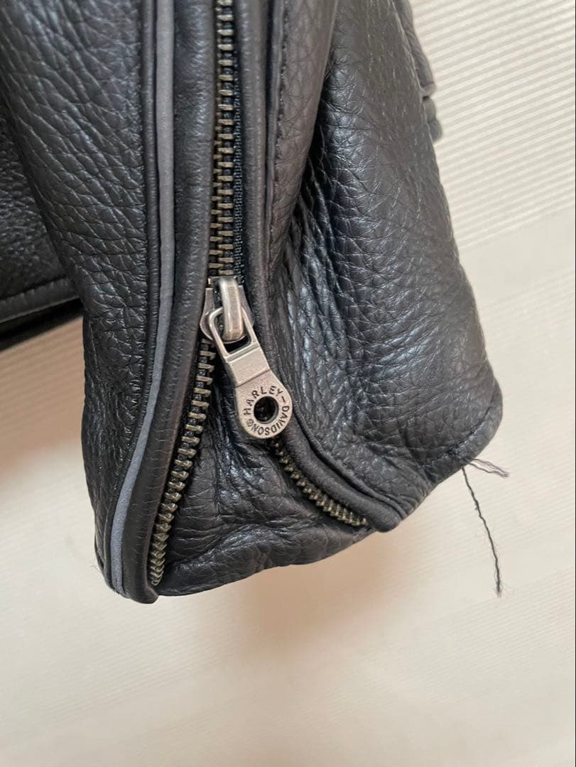 Harley-Davidson ブラックレザー ジャケット M