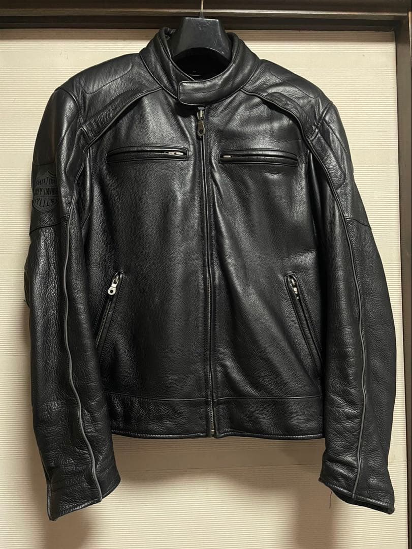 Harley-Davidson ブラックレザー ジャケット M