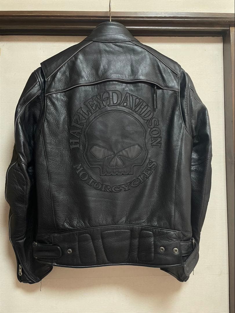 Harley-Davidson ブラックレザー ジャケット M