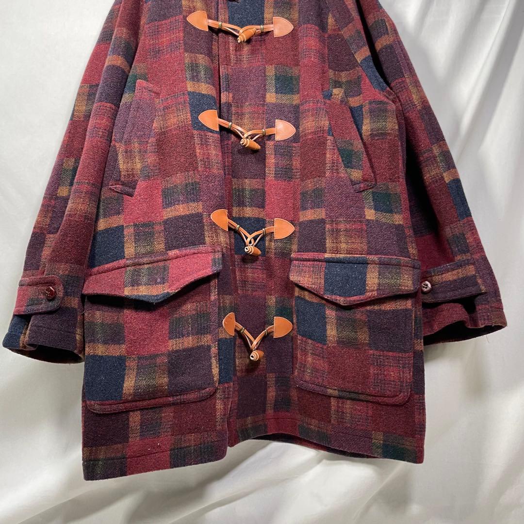 【90s missoni】ダッフルコート　チェック