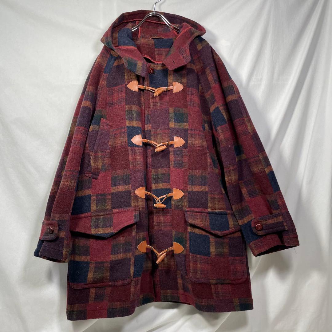 【90s missoni】ダッフルコート　チェック