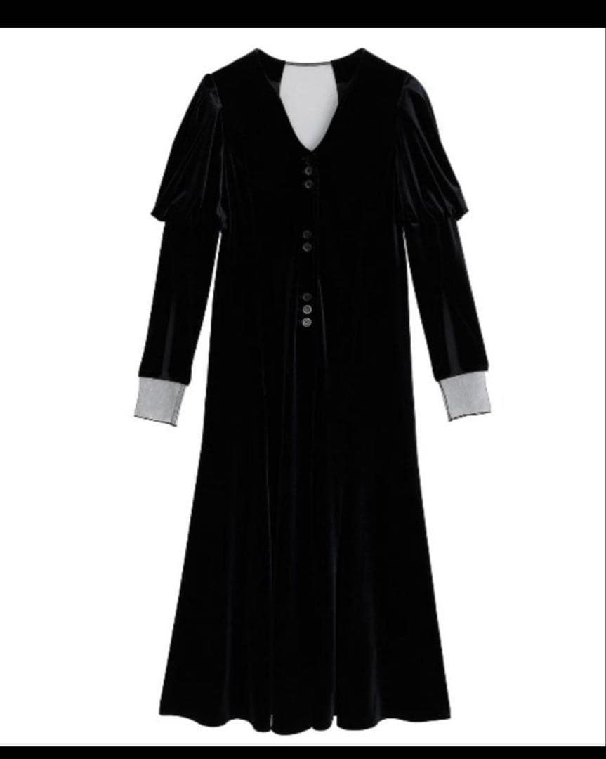 ベロアドレス　パーティードレス