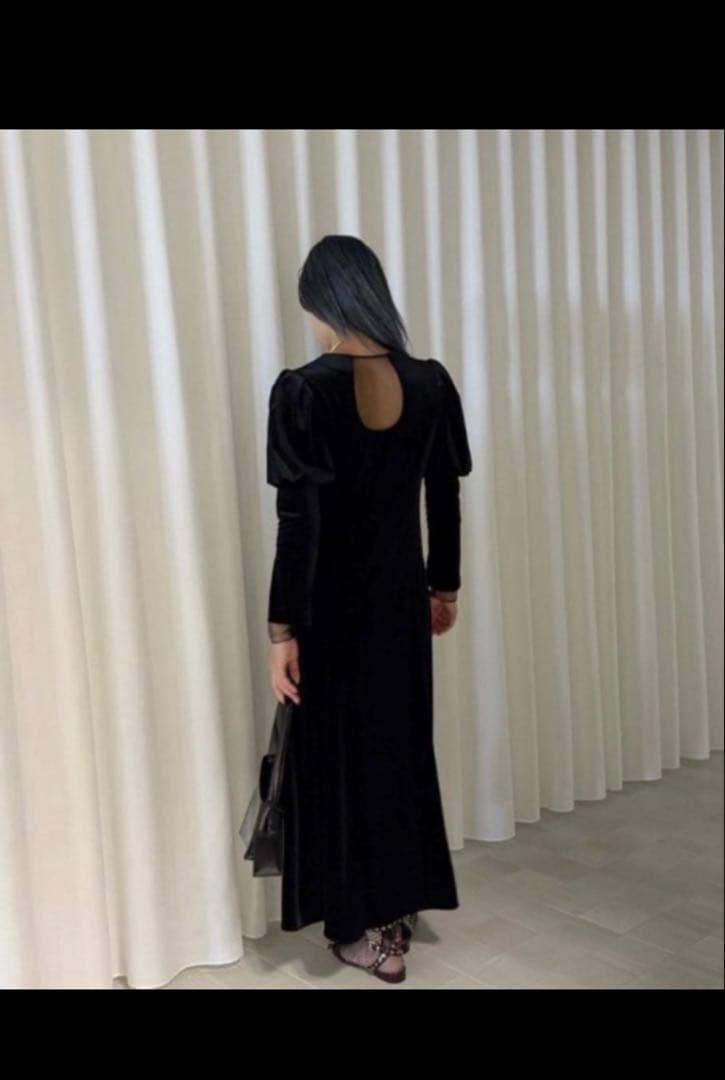 ベロアドレス　パーティードレス