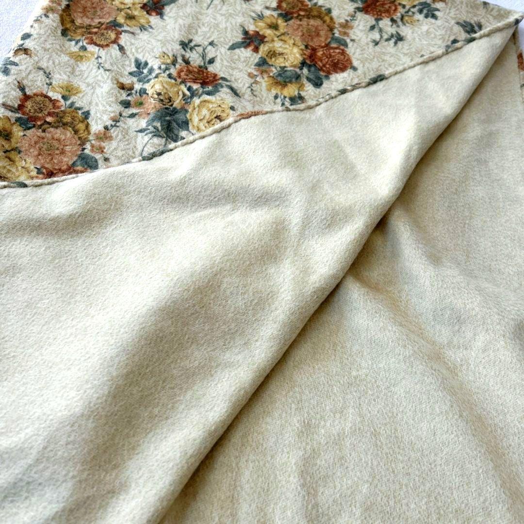 ロロピアーナ Loro Piana 大判ストール ショール カシミヤ100 花柄