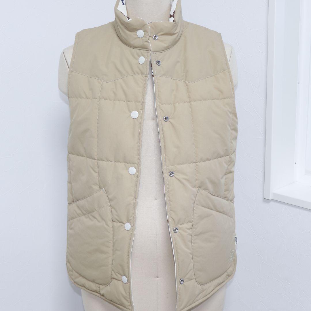 美品　ヒステリックグラマー　ファックベア　ダウンベスト　リバーシブル　S