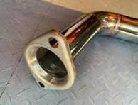 ランクル100ディーゼル 特注76.3mmフロントパイプ ランドクルーザー100