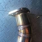 ランクル100ディーゼル 特注76.3mmフロントパイプ ランドクルーザー100