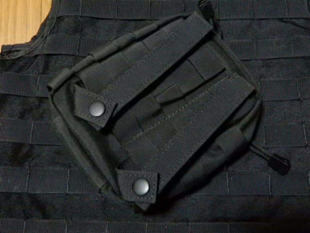 実物防弾ベストキャリアとユーティリティーポーチ日本人サイズＬーＸＸＬ展示品未使用