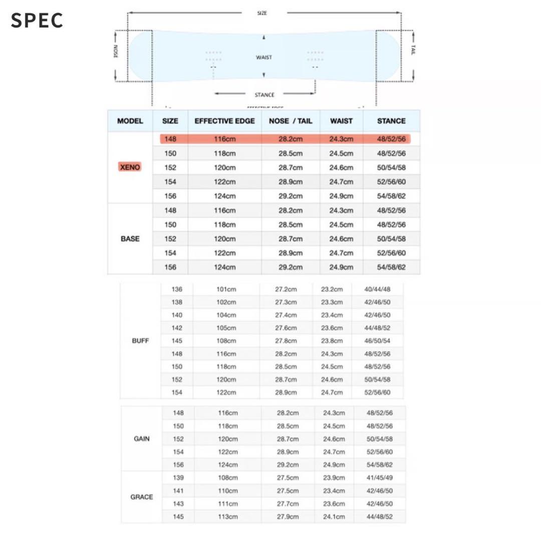 新品gtboard XENO スノーボード148cm