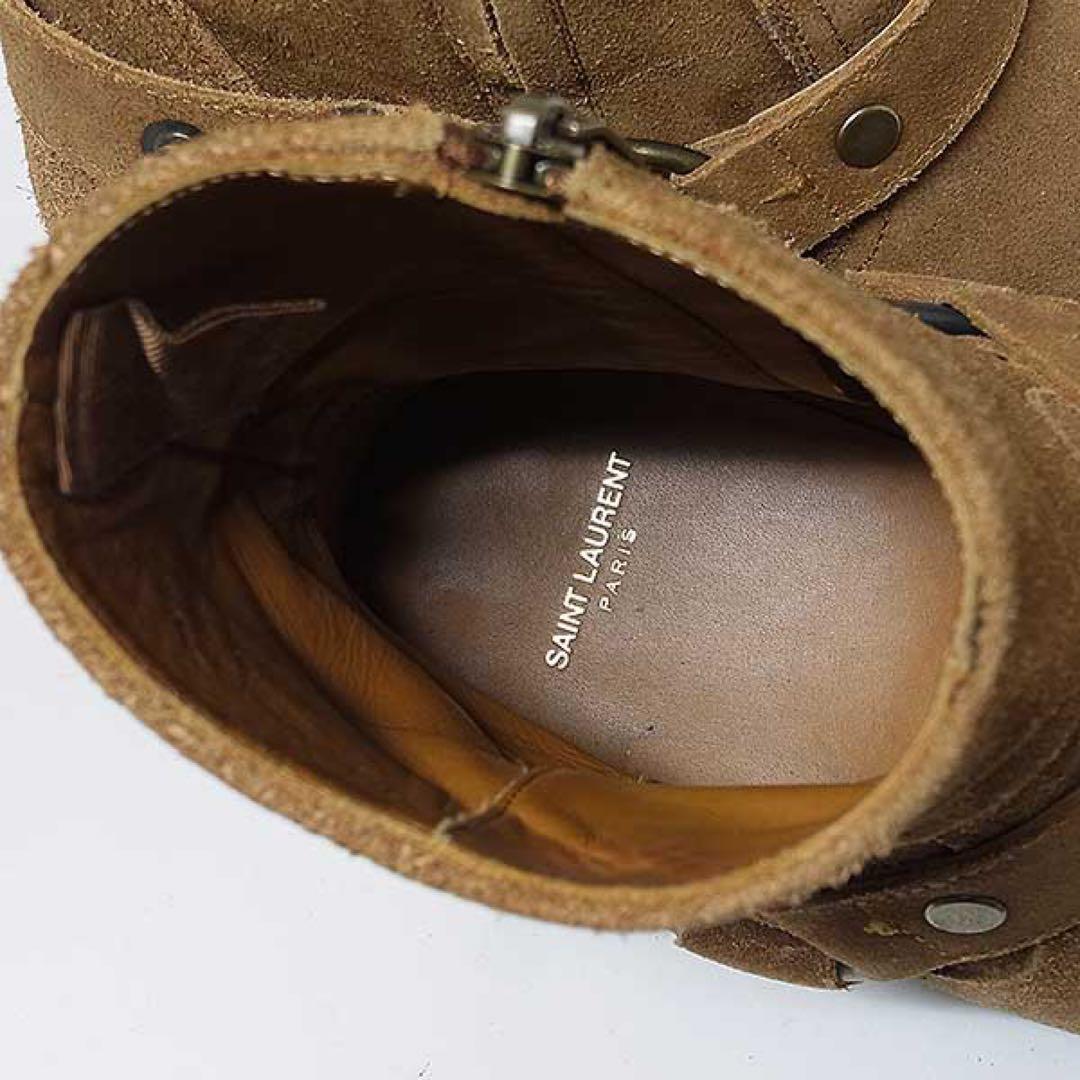 【SAINT LAURENT】クラシック ワイアット ハーネスブーツ 44