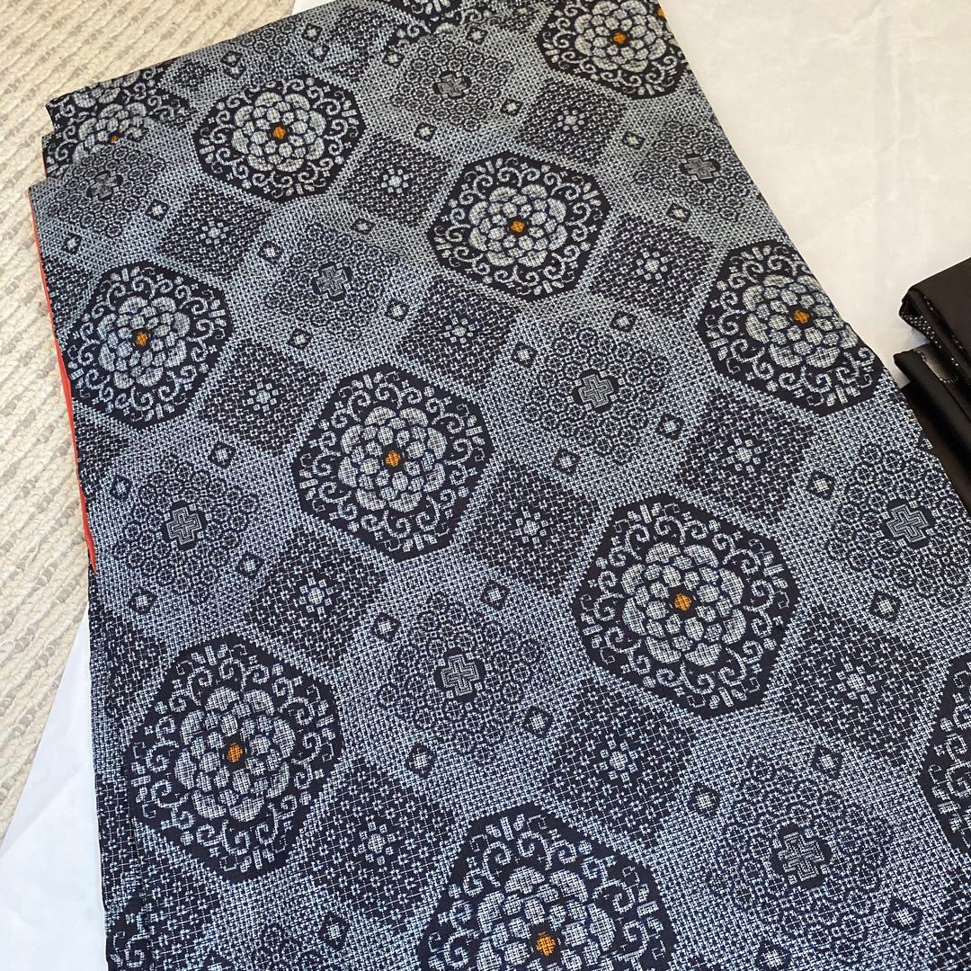 龍郷　アンティーク大島　地空き　大島紬　5枚まとめ売り