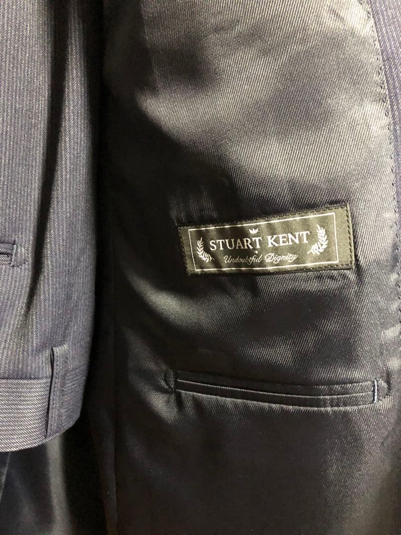 ダークブルーグレー ビジネススーツ　青山　BE5