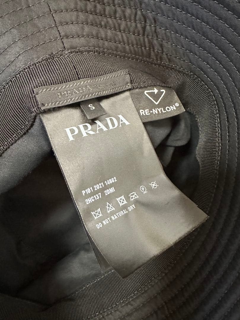 【初売り特価】PRADA バケットハット Sサイズ ナイロン