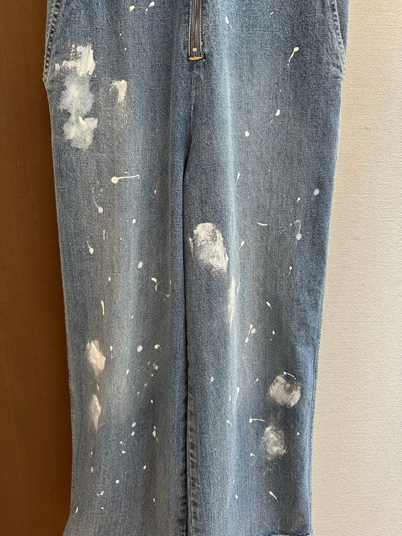 spick&span ファイブアンドハーフ　オーバーオールデニム